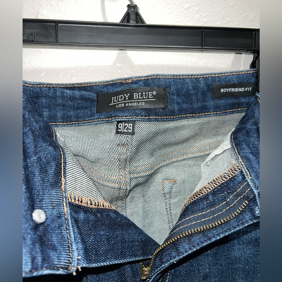 Judy Blue Redlands High Waist Distressed Boyfriend - Picture 3 of 5